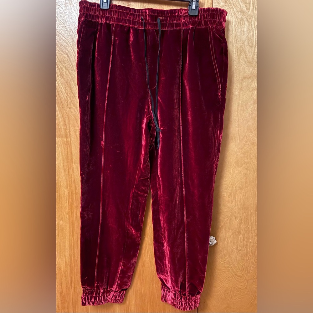 Bally Switzerland velvet pull on pants size 44 - xxl ( read)